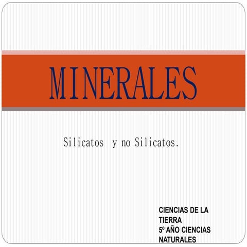 Minerales y Rocas