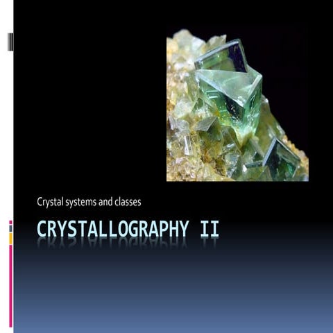 Crystallography 32 classes | PDF
