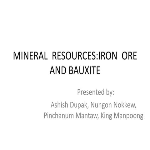 MINERAL  RESOURCES1.pptx