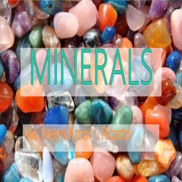 Earth and Life Science - Grade 11 (Minerals)