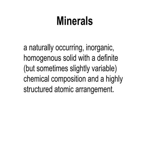 Introduction to Mineralogy (The Basics of Earth Science)