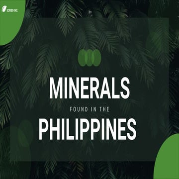 Minerals found in the Philippines .pdf