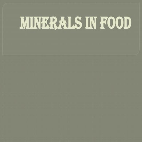 Minerals in Food - Definition, Examples, Sources and Types.pptx