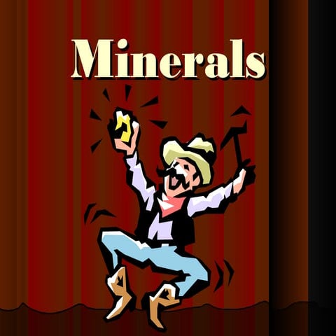 Minerals instructionalpowerpoint