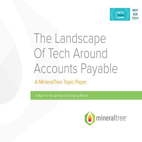 The Landscape Of Tech Around Accounts Payable