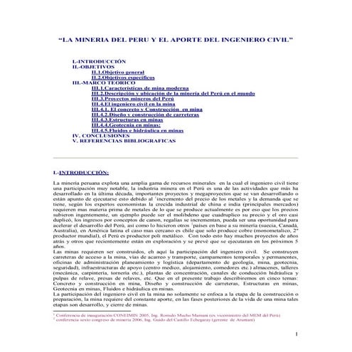 Mineria ingeniero-civil