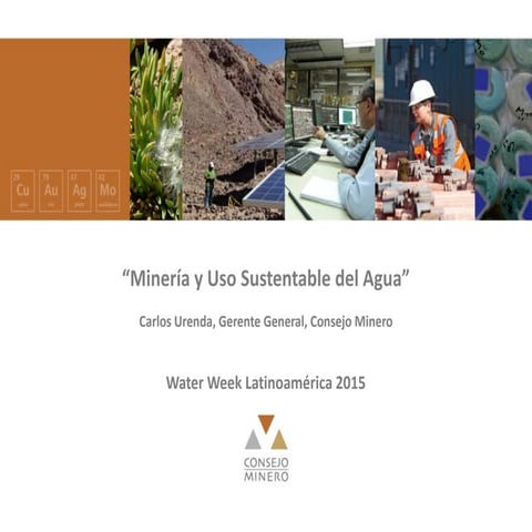  Minería y uso sustentable del agua