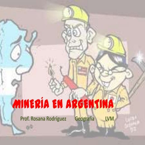 Mineria en Argentina | PPTX