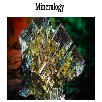 Minerology