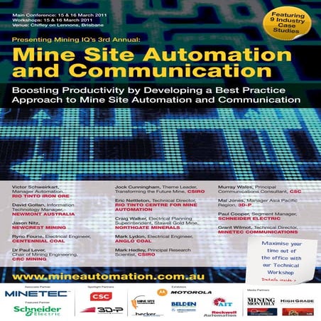 Mine Site Automation 2011