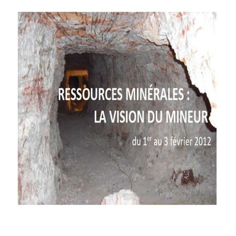Cours d'Exploitation Minière : Techniques et Méthodes | PDF