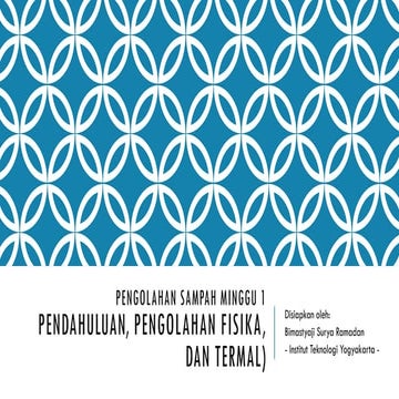 Minggu 1 Pendahuluan