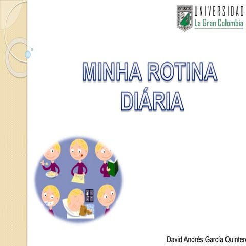 Minha rotina | PPTX