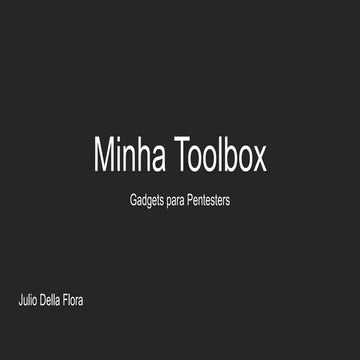 Hardware Hacking e Gadgets para Pentest