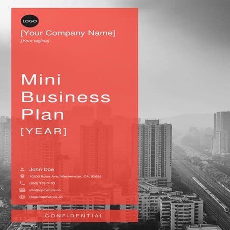 Mini business plan template