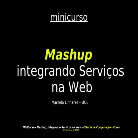 Mini Curso Mashup Coreu