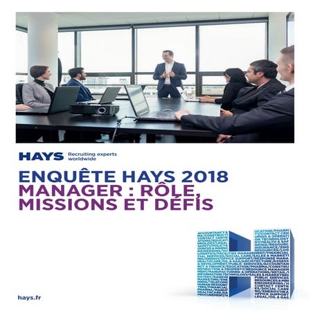 Enquete Hays - Manager : Role, missions et defis