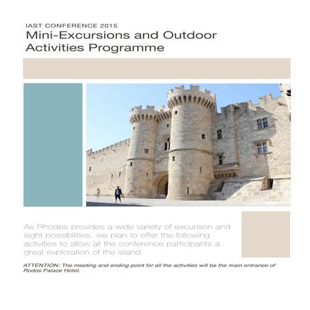 Mini excursions and outdoor activities programme