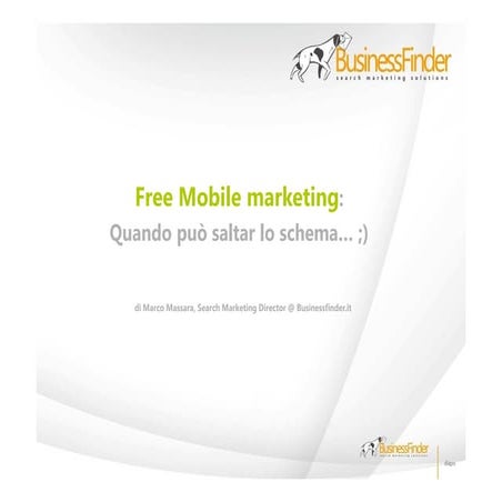 Mini Lectio 1 Mobile Marketing Mobile Search Marketing Master Iulm