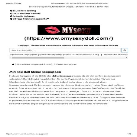 Mini sex-doll-omysexydoll | PDF