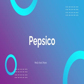 Mini caso pepsico | PPTX