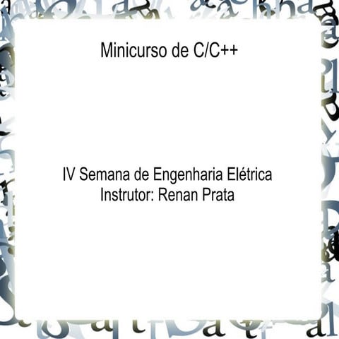 Minicurso c++-see-2013