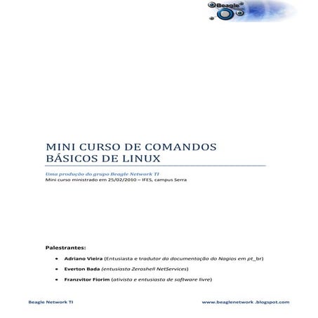 Minicurso Comando Básicos
