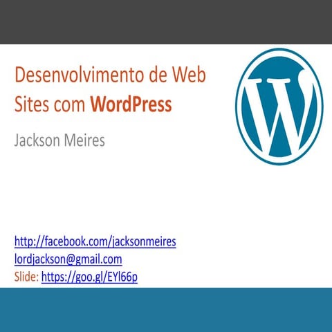 Minicurso - Desenvolvimento de sites com WordPress