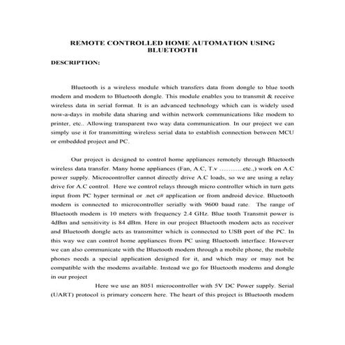 Mini ee 8 bluetooth android mobile control home loads Electrical engineering ...