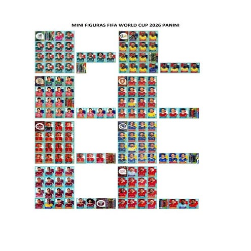 Mini Figures Collection for FIFA World Cup 2026 by Panini | PDF