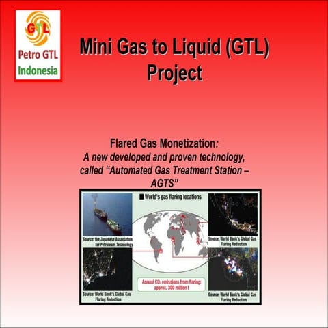Mini Gas To Liquid Projects Summary in Indonesia | PPT