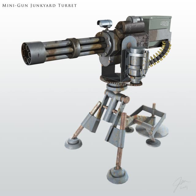 Mini Gun Junkyard Turret | PDF
