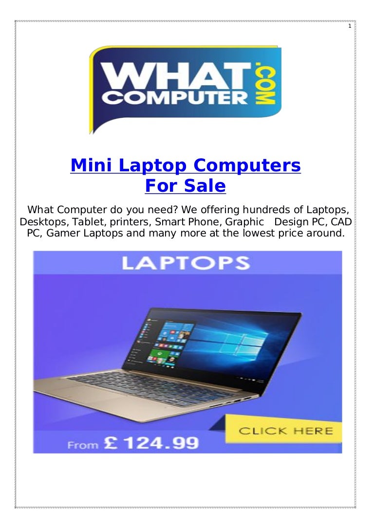 Mini laptop computers for sale