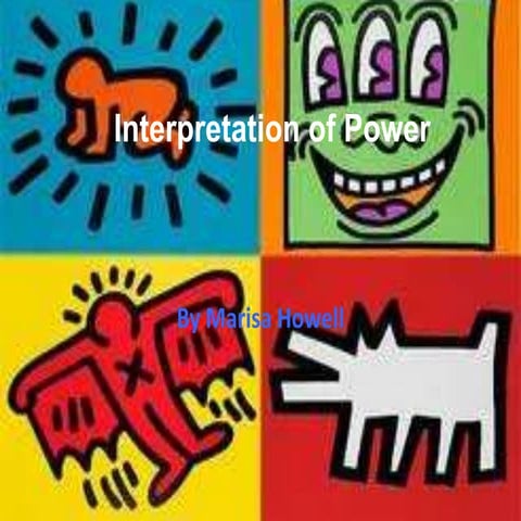 Art Mini-lesson PowerPoint - Power, Haring, Three Little Pigs