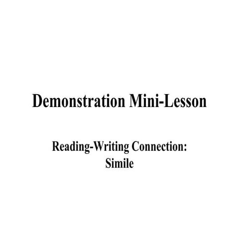Mini Lesson Demo | PPT