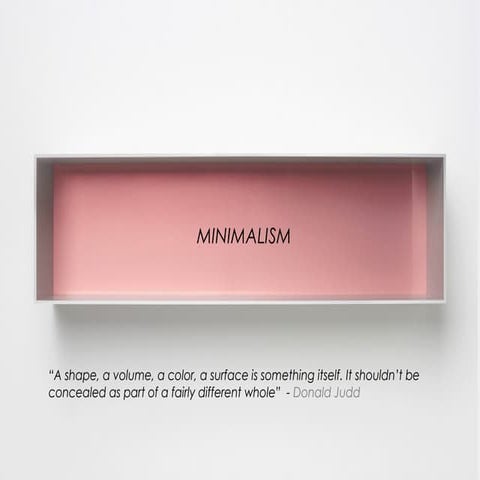 Minimalism Architecture