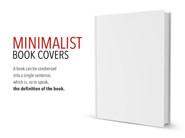 Minimalist book cover