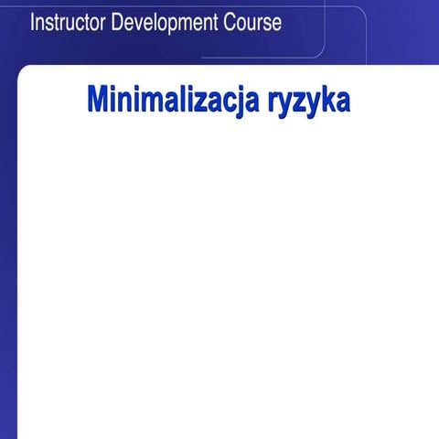 Minimalizacja ryzyka