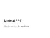 Szablon - Theme - Minimal PPT 