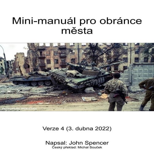 The Mini-Manual for the Urban Defender (Czech)