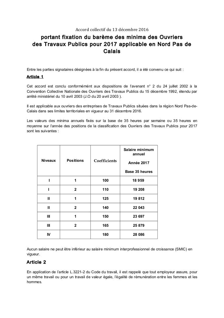 Grille Salaire Btp 2022 Nord Pas De Calais