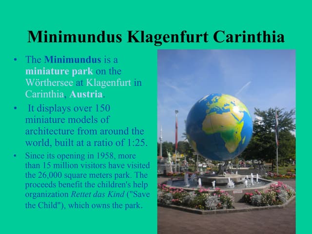 Minimundus klagenfurt Carinthia