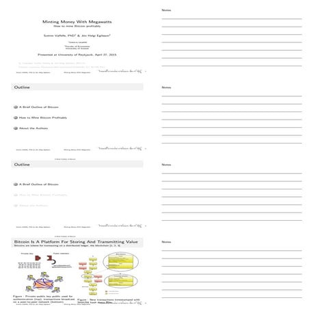 Minting Money With Megawatts - How to mine Bitcoin profitably (Reykjavik Univ...