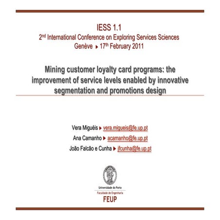 Mining customer loyalty card programs