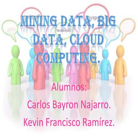 Mining data, big data, cloud computing.
