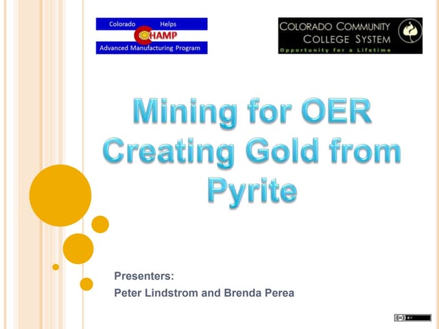 Mining for oer
