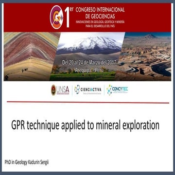 Ground Penetrating Radar (GPR) | PPTX