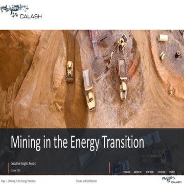 Mining in Energy Transition | PDF