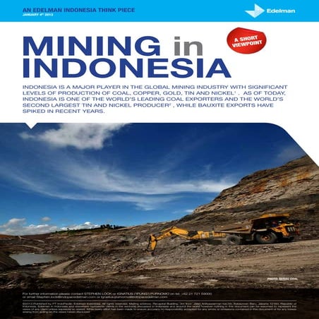 Mining In Indonesia 030113 Pdf