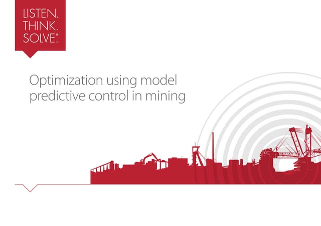 Mining Model Predictive Control Overview Pdf Mining Model Predictive Control Overview Pdf